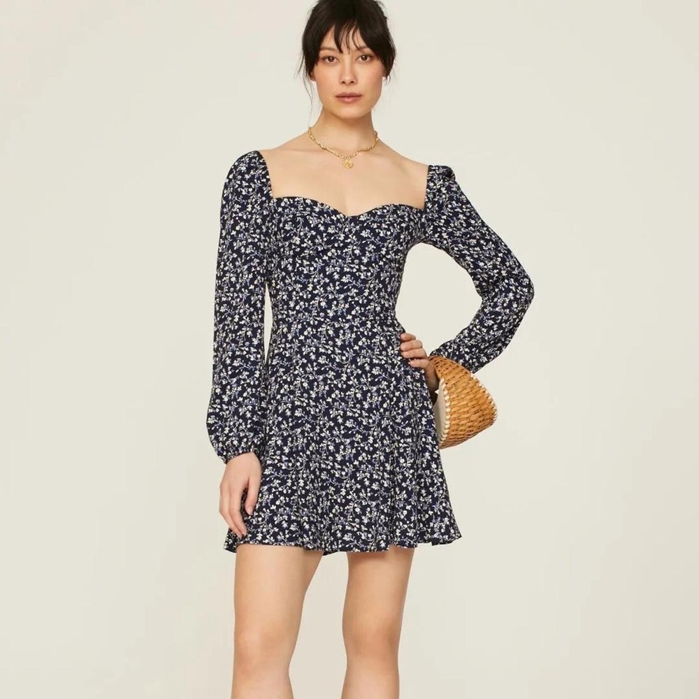Floral Blue Dress